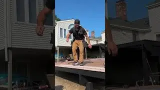 Grip n Rip. Using the track saw to make our picture frame cuts without cutting into steel frame