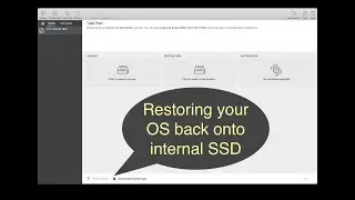 How to Restore Cloned OS Back to Internal SSD using Carbon Copy Cloner