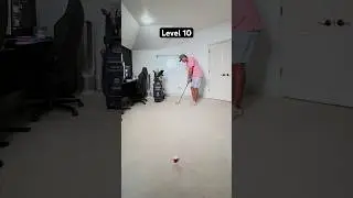 Chip shots by levels #golf