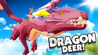Destroying the City With A DRAGON In Deeeer Simulator Gameplay