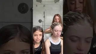 Hair spa day with my nieces 🥰