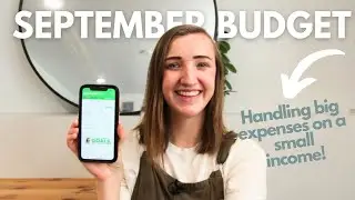 September Budget With Me! Zero Based Budget on a Single Income