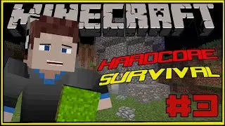 Minecraft: Hardcore Survival Let's Play Ep 3: Furnace Buidlin!