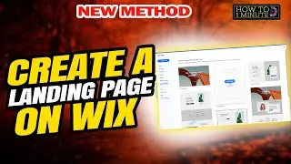How to create a landing page on wix 2024