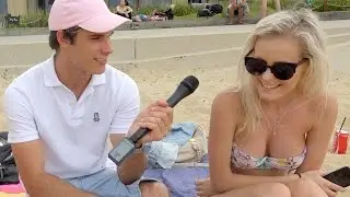 Beach Girls on Size | Street Interviews | Adrian Gee