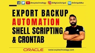 Oracle Database Export Backup Automation with shell scripting