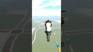 kawasaki ninja h2r high jump indian bike driving 3d #kawasakininjah2r #highjump #shorts #viral