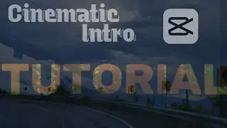 Cinematic text intro in MOBILE !🔥TUTORIAL 🔥