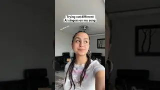 trying out different ai singers🌟 