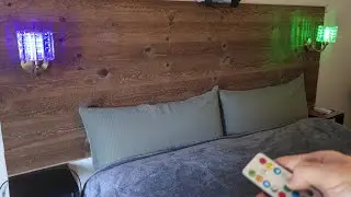 RGB Wireless Crystal Scone Unboxing installation and Review | How to install a wireless wall sconce