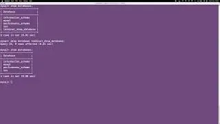 MySQL Tutorial  - Drop Database Command - Delete Database using PHPMyAdmin VSCode & MySQL-Client