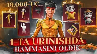 1-URINISHDA HAMMASINI OLDIK //IMBA OPEN KEYS 16.000-UC PUBG RUSSIA
