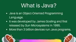 What is java//Features of java //Data types in java 