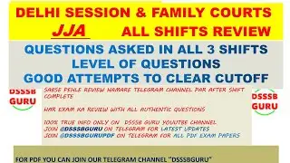 JJA exam of delhi courts #dsssbjjaexam #dsssbresult  #jjaexamreview #DsssbGuru @dsssbguru #dsssbexam