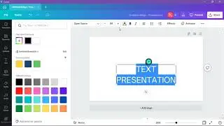 How to add Text in Canva?