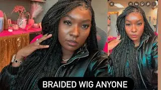 How to install | BRAIDED WIG SUPERNOVA HAIR #wig #braids #braidedwig