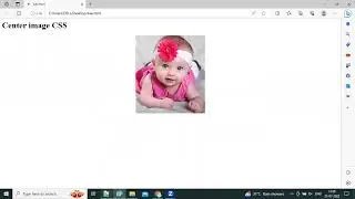 How To Center Images in HTML & CSS