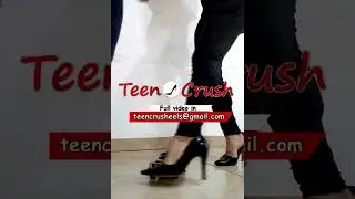 2 girls crush toy car in high heels
