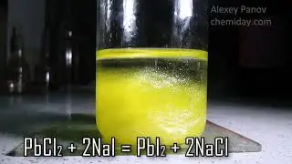 PbCl2 + 2KI → PbI2 + 2KCl | Lead(II) chloride react with potassium iodide