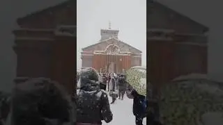 KEDARNATH right now.  #kedarnath #uttarakhand #snow #kedarnathtemple #viral #shiv #chardham