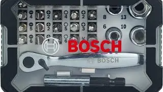Bosch 26 piece mini ratchet screwdriver set