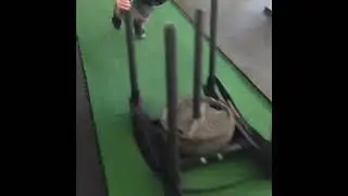 Stroudsburg Football Heavy Sled Pushes