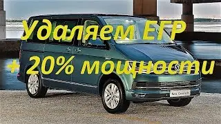 Volkswagen Caravelle T5 2.0 diesel: +20% мощности и отключили ЕГР