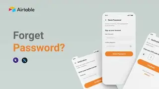 How To Create Forget Password With Airtable Database In Kodular || Pixel Editor & Dev Koli