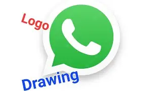 How To Draw WhatsApp Logo | WhatsApp Logo Kaise Banaye || Just Be Art
