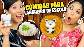 COMIDAS FOFAS PARA LANCHEIRA ESCOLAR | Blog das irmãs