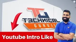 How to make intro like Technical guruji on Android mobile?How to do it must watch