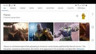 What happens if you Google Thanos?