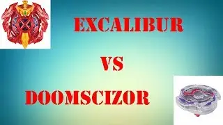 Бейблэйд битва №84|Excalibur vs Doomscizor