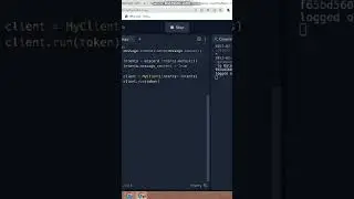 Make your own discord bot. Go to my channel for full video.