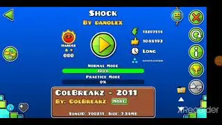 уровень Shock by Danolex на 3 монетки в Geometry Dash