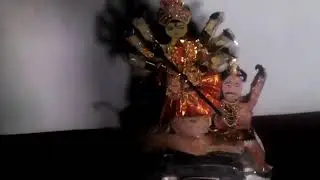 Paper made Durga idol