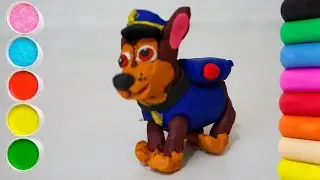 How to make ploice dog from clay polymer