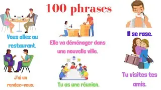 Apprendre 100 phrases en français.