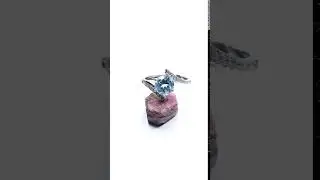 Bague argent, Topaze 1.38 ct