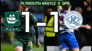 Plymouth Argyle V QPR in a desperate 1-1 draw!
