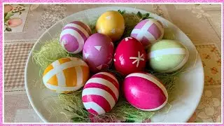 КРАСИМ ЯЙЦА НА ПАСХУ!!! 5 ИДЕЙ КАК КРАСИВО ПОКРАСИТЬ ЯЙЦА НА ПАСХУ!!!