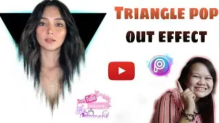 Triangle Pop Out Effect Tutorial // Easy Steps//PICSART/ Brikenlyn Vlogs