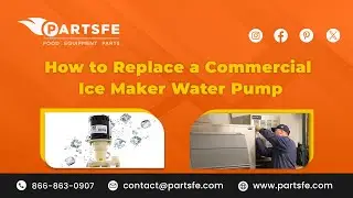 How to Replace a Commercial Ice Maker Water Pump | PartsFe