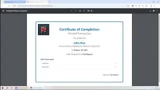 Test Run: .NET Core Web API Rendering HTML to PDF with Razor and PuppeteerSharp