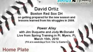 David Ortiz, BOS DH, on season prep, 2009 lessons - Sirius|XM