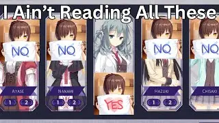 You Do NOT Need to Read ALL Routes in a Visual Novel (Mostly) | Angepinion