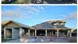back porch before and after 😎