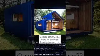 Cabaña ASO. Moderna y pequeña.