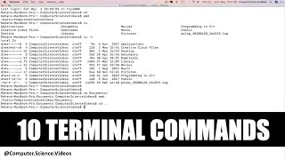 10 TERMINAL Commands to Help Start Your Programming Career | New