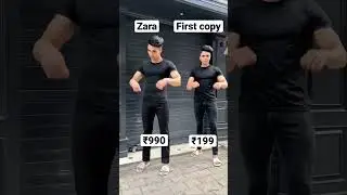 Zara vs First copy✅ 